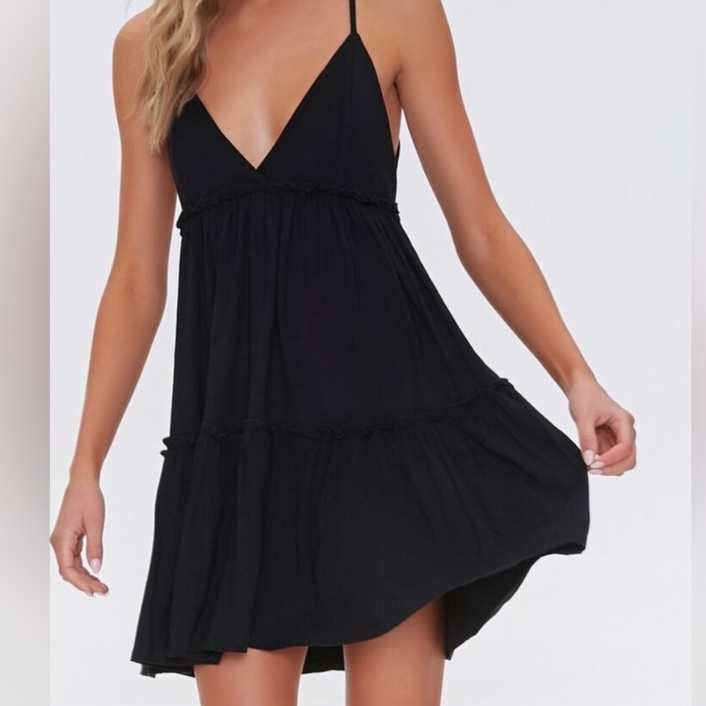 Forever21 tiered fit & flare dress